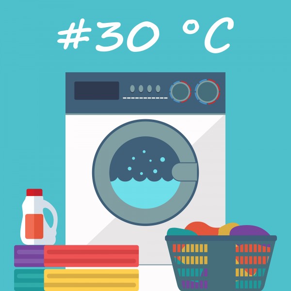 Washing at 30 degree C, maximum 8 Kg